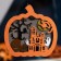 LED suspension "Pumpkin with a lock" 15.5 × 15 × 3.3 cm, plastic, batteries LR1130x3, glow warm white