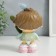 Souvenir Polystone "Baby with a cactus in a pot" 14x7.5x9 cm