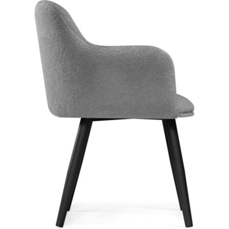Chair on the Halls Lamba 11 Metal/Building Builder, Black/Gray 62x62x85 cm-3