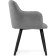 Chair on the Halls Lamba 11 Metal/Building Builder, Black/Gray 62x62x85 cm