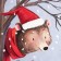 New Year's towel "Ethel" Magic 40x73cm, 100% HL, sarzha 190 g/m2