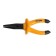 Long -folded dielectric tundra, insulating handles made of rubber up to 1000 V, 160 mm