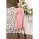 Women's dress, size 50, pink color