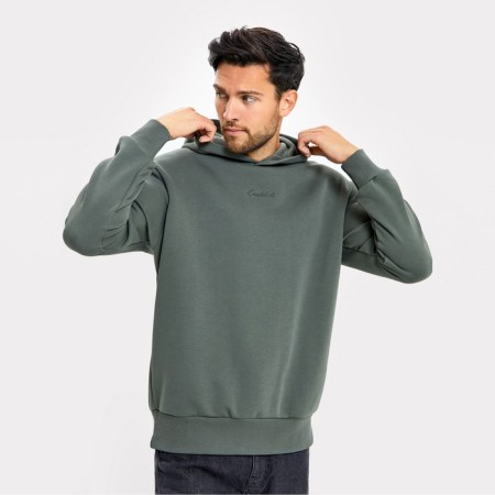 Male sweatshirt was laid down, khaki color, size 50