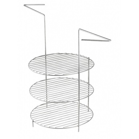3-long grate with handles for a tandoor, tier diameter 29 cm, height 44 cm-4