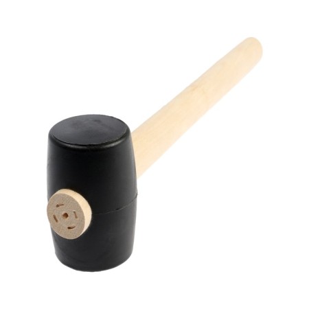 Kiyanka scrap, wooden handle, black rubber, 45 mm, 200 g-3