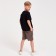 T -shirt Children's Minaku Graffiti, Black Color, Height 116