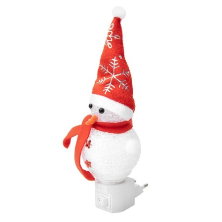 Nightlight "Snowman" LED white 6x6x18 cm Risalux-10