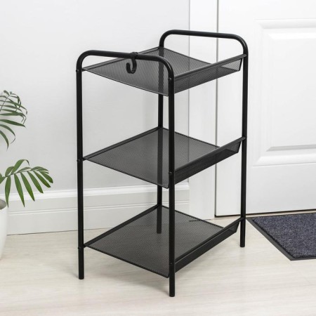 Shoe for shoes "Geneva-13", 3 shelves, 45 × 27 × 60 cm, black color-3