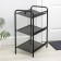 Shoe for shoes "Geneva-13", 3 shelves, 45 × 27 × 60 cm, black color