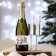 Stick on the bottle "Champagne New Year", Dracosi 2024, 12 x 8 cm