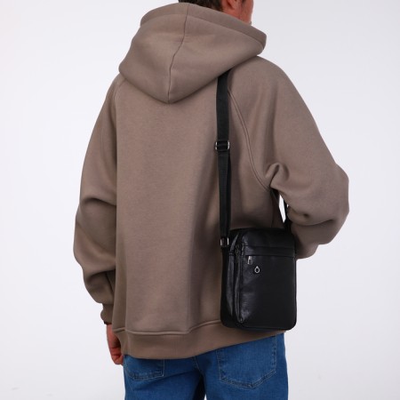Male bag, black color-3
