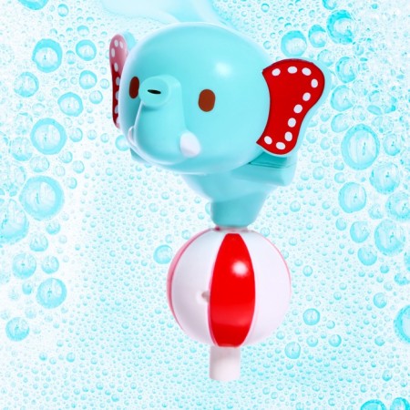 Baby fountain for the bathtub "Beast on a boat", 3 nozzles, works from batteries-5