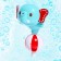 Baby fountain for the bathtub "Beast on a boat", 3 nozzles, works from batteries