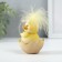 Souvenir Polystone "Yellow Tsypushka in the shell" 6x6x8 cm
