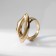 Ring metal "Trend" lips, color gold, size 18