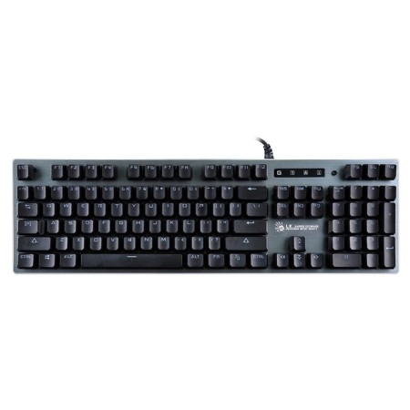 Keyboard A4Tech Bloody B765 Mechanical Gray USB for Gamer LED (B765 Grey/Neon (Green SW 10045-7