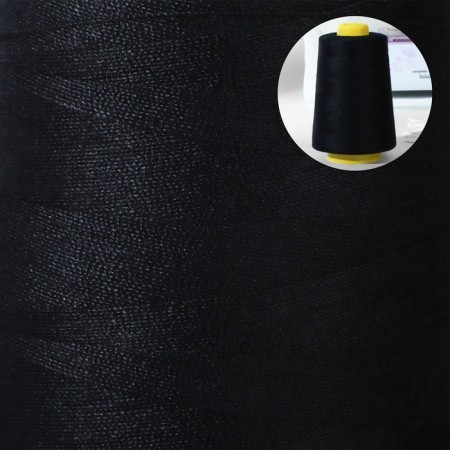 Threads 20/2, 5000 yard, black color-1