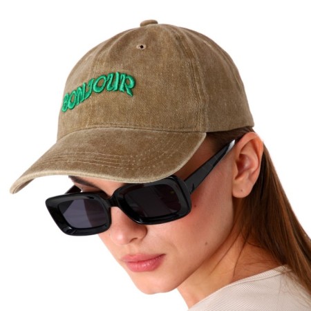 Women's cap bonjour, jeans, rr 56-5