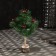 LED figure "Spruce with garland", 15 × 22 × 12 cm, plastic, batteries LR41x2, glow of multi