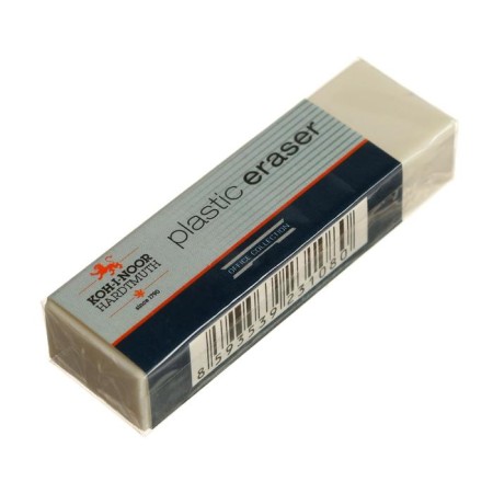 Lastik KOH-I-NOOR Synthetics Plastic 4770 60 x 18 x 12 mm, white, individual packaging-1
