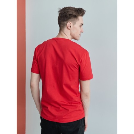 Male T -shirt, size 58, red color-4