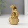 NECKE Polystone "Cobra on a ingot of iambic with a Chinese coin" for bronze 4x5.7x7.5 cm