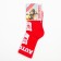 Socks for the boy "Autobots", Transformers, 16-18 cm, red color
