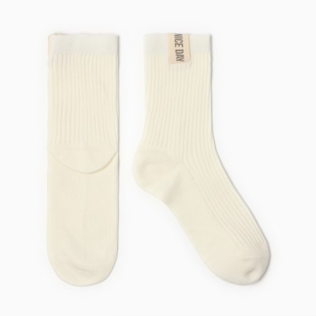Women's socks KAFTAN NICE DAY R.36-39 (23-25 ​​cm), milk-1