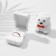 The case is velvet under the ring "Bear" 4.5 × 5 × 3.5, the color is white