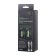 Phalloimitator glowing in the dark, silicone, transparent green, 18 cm