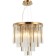 Style Rain 6XE14 40W Style Caustration, size 40x40x53-150 cm, bronze color