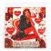 Carnival set "Valentine": beret, gloves, chocker, stockings