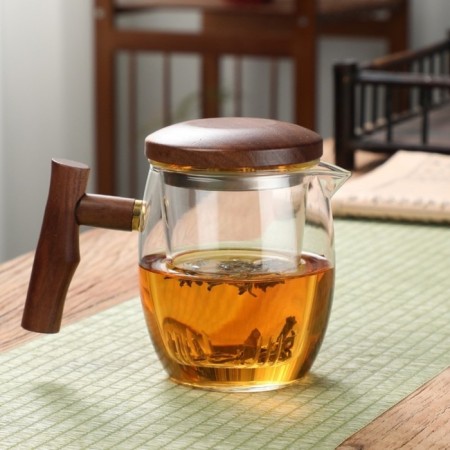 Glass teapot with sieve Magistro "Loft" 400 ml, 15 × 9 × 11.5 cm-8