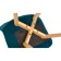 Dining stool Polini Home Verona SD, dark-turquoise-naval color