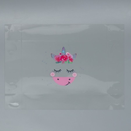 Cookie box, confectionery packaging with PVC lid, “wonderful moments”, 20 x 30 x 8 cm-5