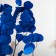 Sukhotzet of peach wood, 50 g, length - 70 cm, blue color