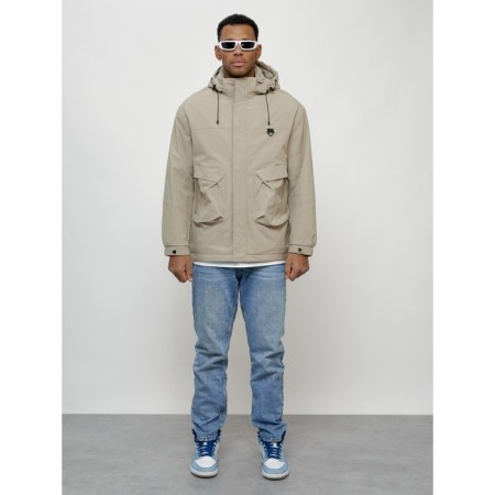 Male spring jacket, size 56, beige color-10