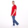 Male jeans, blue color, size 36 (52)