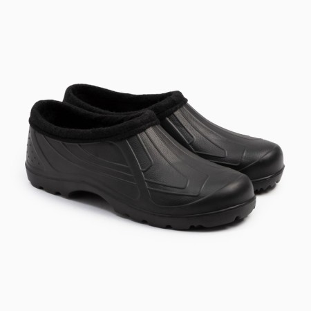 Galosh male insulated eva, black color, size 41