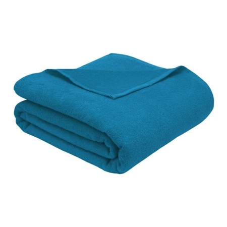 Terry sheet, size 150x205 cm, turquoise color-3
