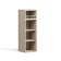 Cabinet hinged with shelf Angelica 300x300x920 Dub milk/ash