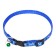 The two -layer collar with the fastx "Bones and legs", 30 x 1 cm, blue