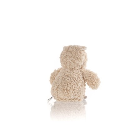 Soft toy Gulliver owl "Lusha", beige color, 18 cm-6