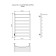 Electric towel "Sanprise" Classic P8, 500x800 mm, left, white