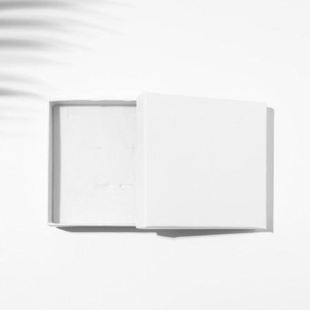 Gift box for the set “Minimal, 9 × 9 cm, white color (the size of the useful part is 8.5 × 8.5 cm)-2