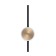 Sconces Stilo, 12W LED 3000k, 760lm, black color, IP20