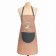 Apron Ethel "Flower Deer", col. Lilac, 70*68 cm, 100% p/e