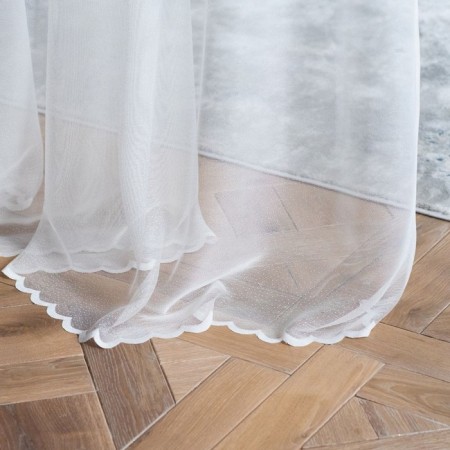 Tulle "Estel", size 300x265 cm, ivory color-2