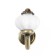 Furniture hook Cappio Camellia, one -rod, bronze